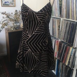 Velvet Art Deco Dress